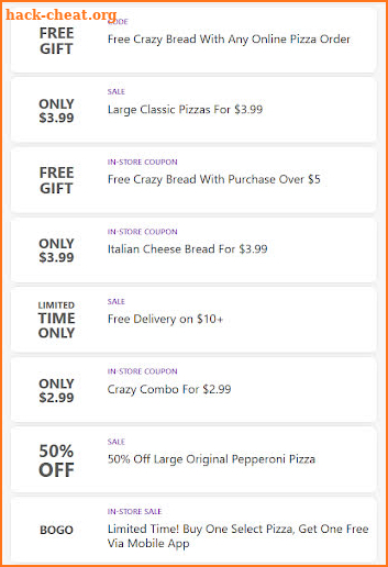 Pizza Coupons & Games For Little Caesar's Pizza screenshot