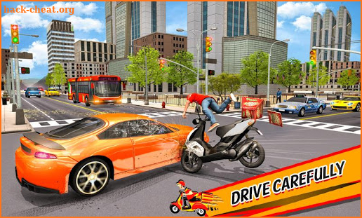 Pizza Delivery Boy Driving Simulator : Bike Games screenshot