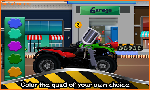 Pizza Delivery Quad Bike Repair: Repairing Games screenshot