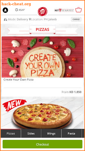 Pizza Hut Kuwait screenshot