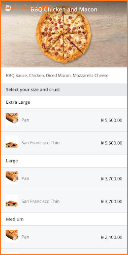 Pizza Hut Nigeria screenshot