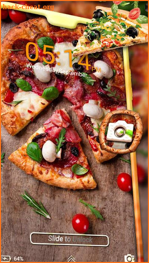 Pizza Launcher Theme screenshot