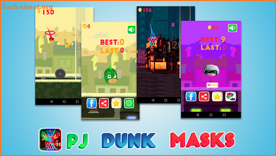 PJ adventure Masks Free  games screenshot