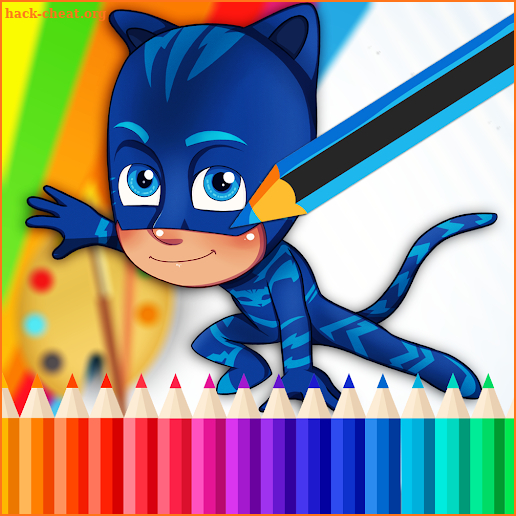 Pj Coloring Masks Game screenshot