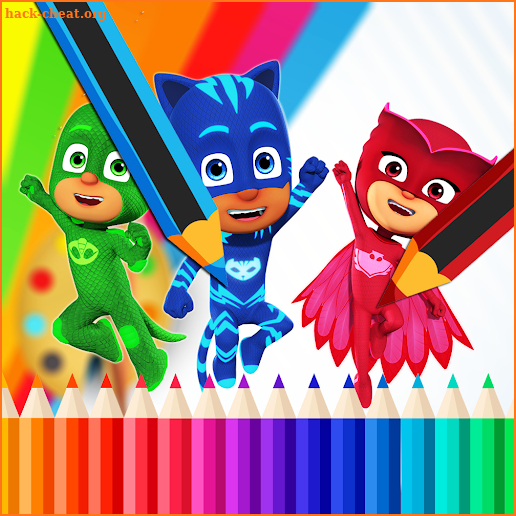 Pj Coloring Masks Game screenshot