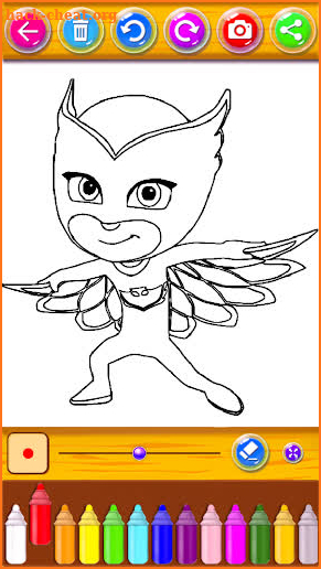 PJ Heroes Masks Coloring Pages screenshot