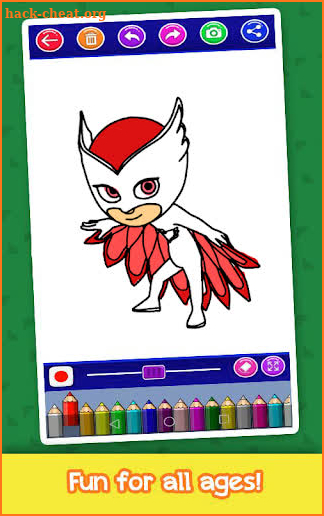 Pj masks Coloring screenshot