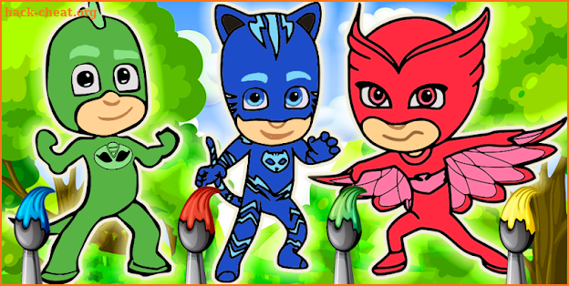 PJ Masks Coloring book - Coloring PJ Masks screenshot