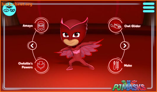 PJ Masks: Web App screenshot