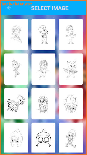 Pj super heroes coloring Masks screenshot