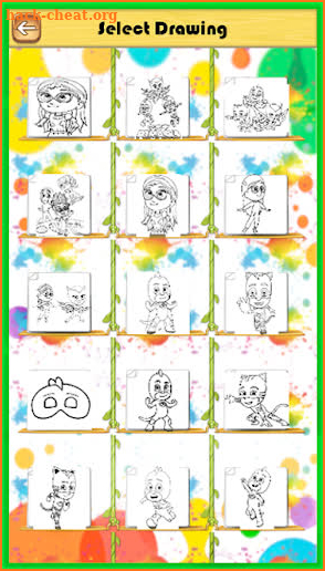 PJ Super Masks Heroes Coloring Book screenshot