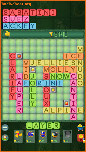 Place Words, word puzzle game. screenshot