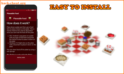 Placeable Food for MCPE screenshot