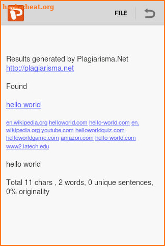 Plagiarism Checker screenshot