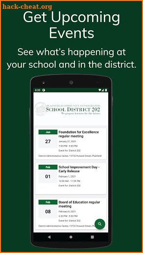 Plainfield SD 202 screenshot