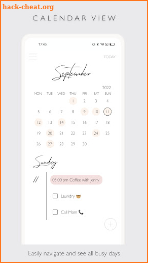 PLANBELLA - Planner App screenshot