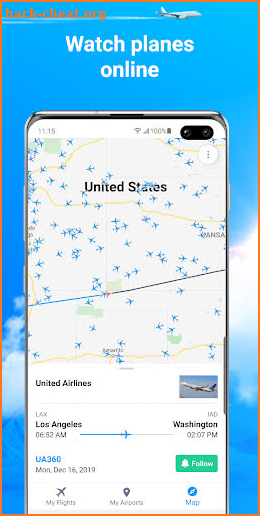 Planes Live - Flight Status Tracker & Radar screenshot