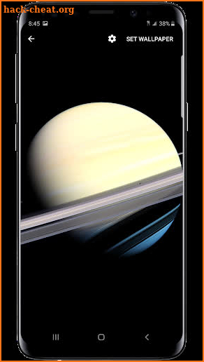 Planet Saturn 3D Live Wallpaper screenshot