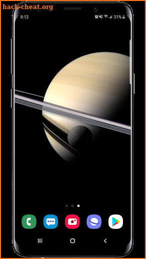 Planet Saturn 3D Live Wallpaper screenshot