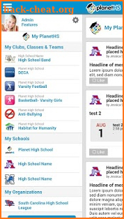PlanetHS Mobile screenshot