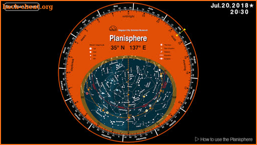 Planisphere screenshot