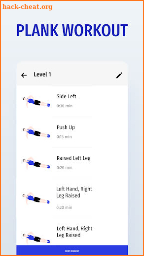 Plank Timer - Workout Plan 30 days ,Challenge App screenshot