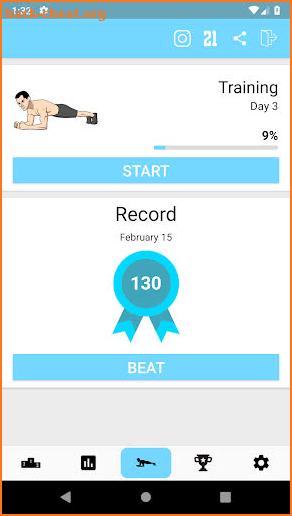Plank Workout - 21 Day Plank Challenge Free screenshot