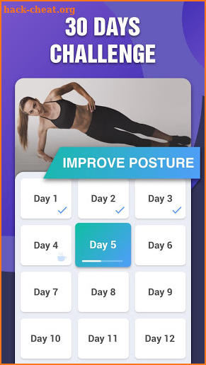 Plank Workout - Plank Challenge App, Fat Burning screenshot