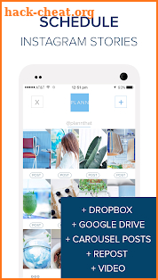 Plann: Preview, Analytics + Schedule for Instagram screenshot