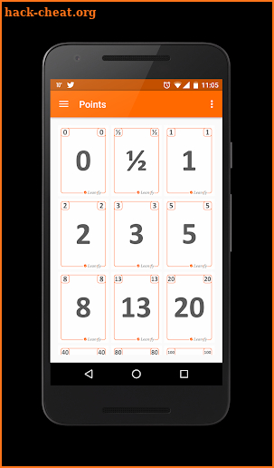 Planning Poker screenshot