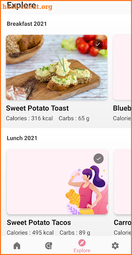 Plant Based Recipes and Diet App screenshot