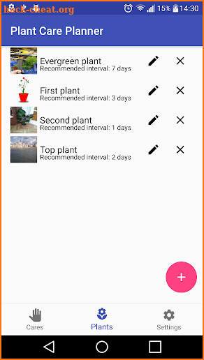 Plant Care Planner screenshot