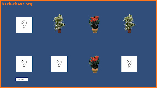 Plants Pair Matching Game screenshot