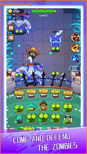 Plants Tower VS. Zombies Game screenshot