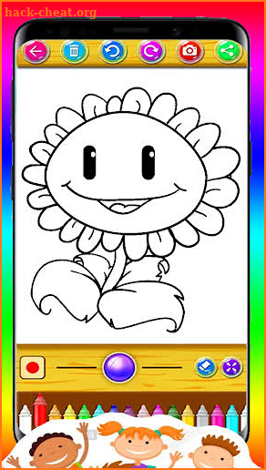 Plants vs Zombies Coloring screenshot