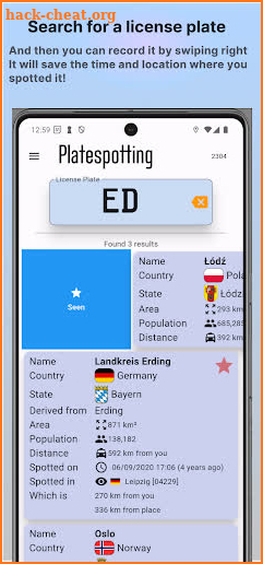 Platespotting: Check & Collect screenshot