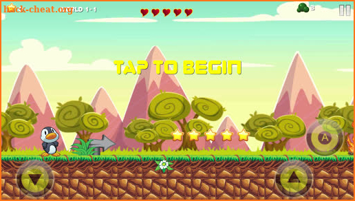 Platform game : Penguin Adventure screenshot