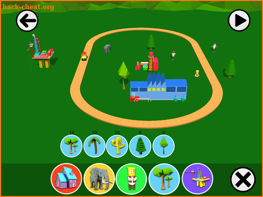 Play & Create Your Town - Free Kids Toy Train Game screenshot