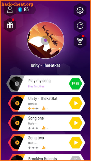 Play EDM rush: Tiles Hop Music screenshot