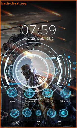 Play One Parallax GO Launcher Theme screenshot