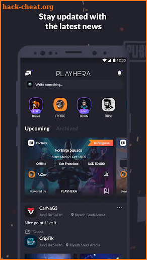 PLAYHERA screenshot