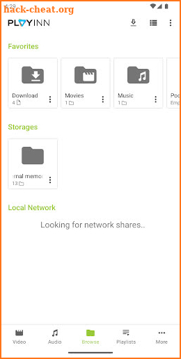 PlayInn Player & File Manager screenshot