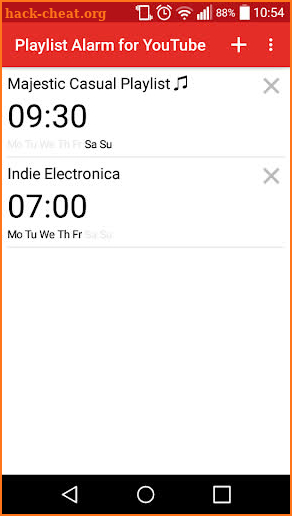 Playlist Alarm for Youtube screenshot