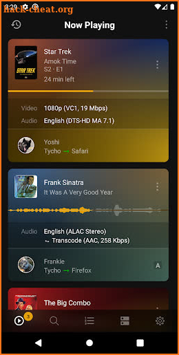 Plex Dash screenshot