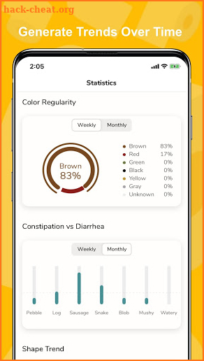 Plop - poop tracker & analyzer screenshot