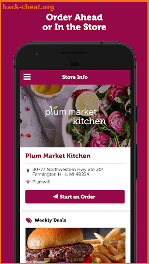 Plum Market Food Service screenshot