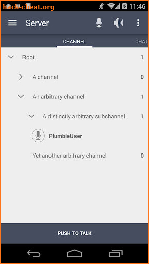 Plumble - Mumble VOIP (Free) screenshot