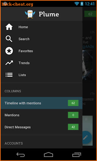Plume for Twitter screenshot
