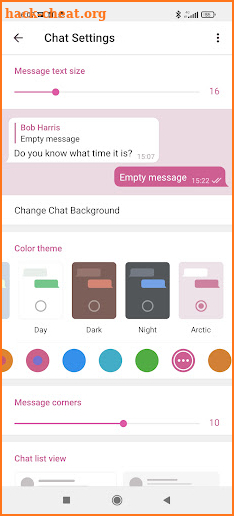 Plus messenger screenshot