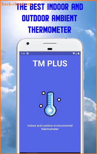 PLUS | Free indoor outdoor environment thermometer screenshot